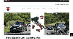 Desktop Screenshot of federclubmini.it